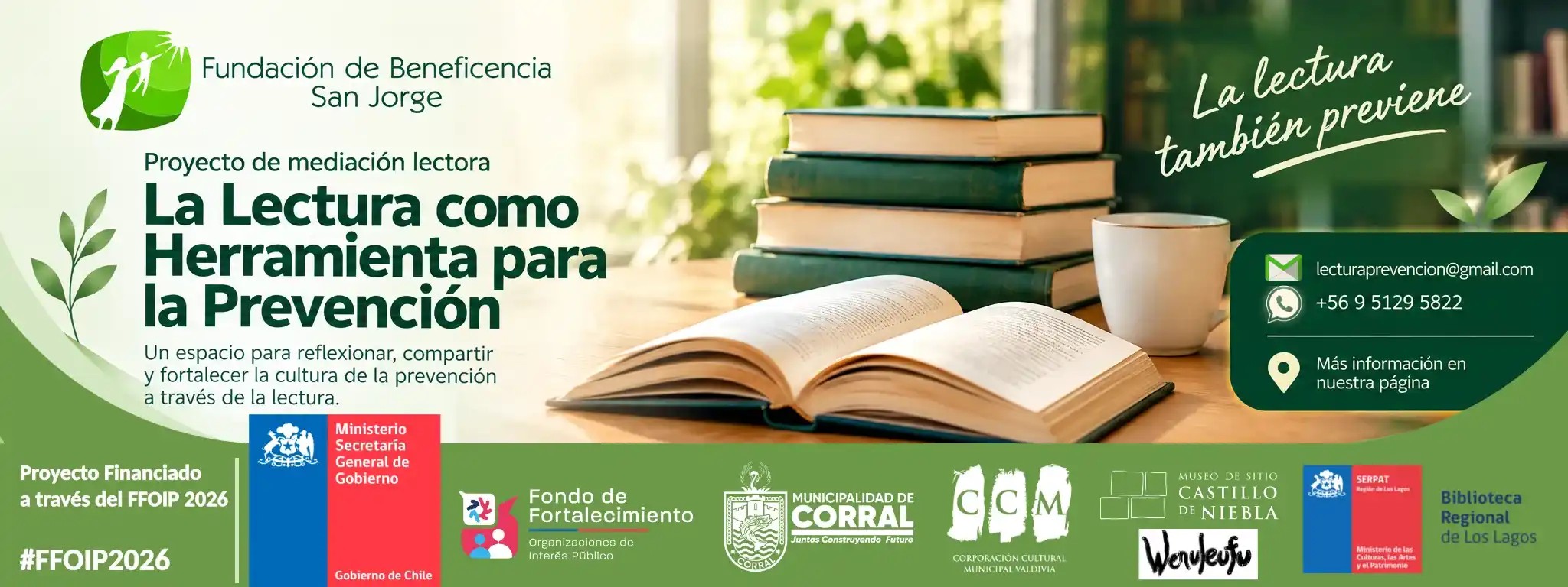 La Lectura como Herramienta para la Prevención – Proyecto financiado a través del FFOIP 2026